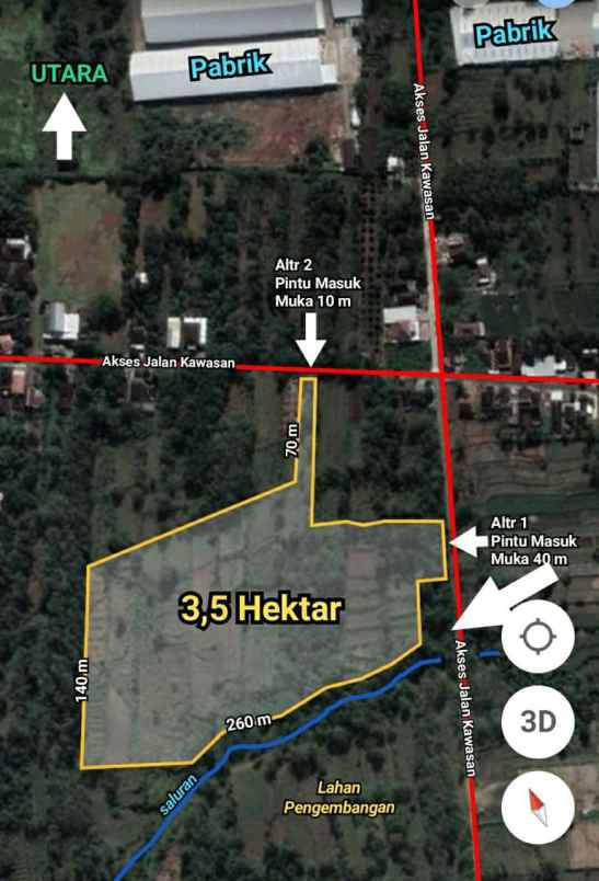 tanah kawasan industri sragen