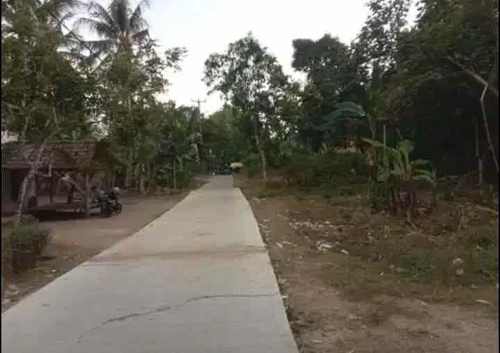 tanah murah pinggir jalan cor dekat polsek baros