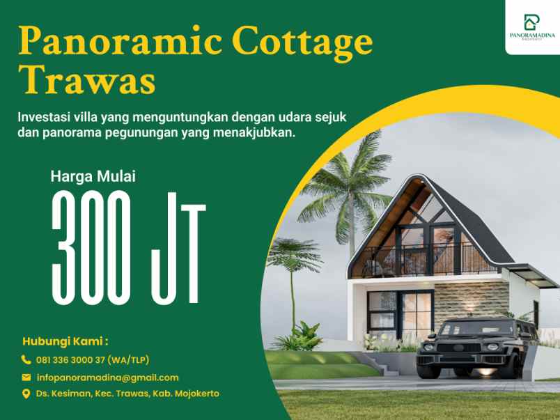 villa cabin trawas lokasi strategis harga terjangkau