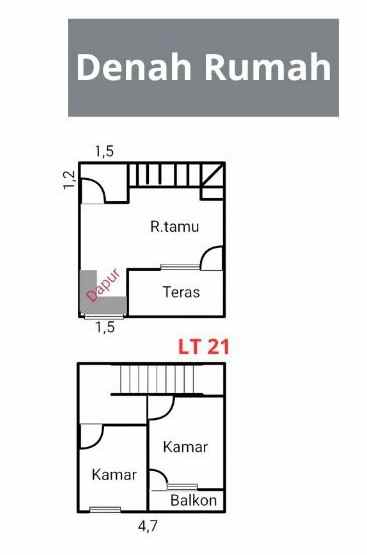 2 unit rumah inden jagakarsa jakarta selatan