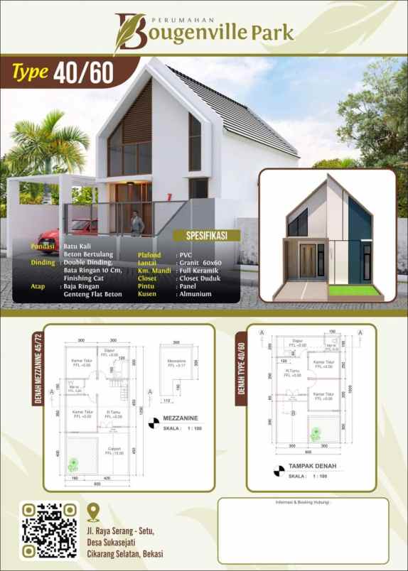 cluster bougainville park cikarang selatan