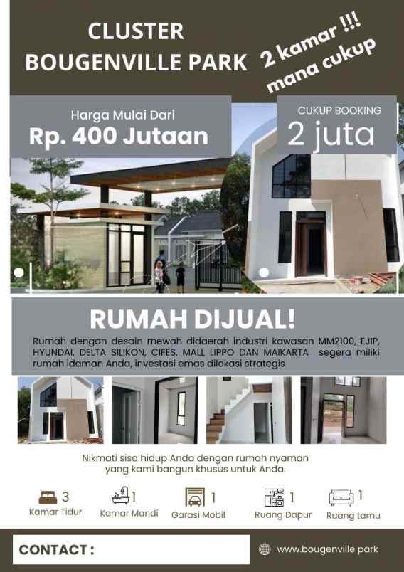 cluster bougainville park cikarang selatan