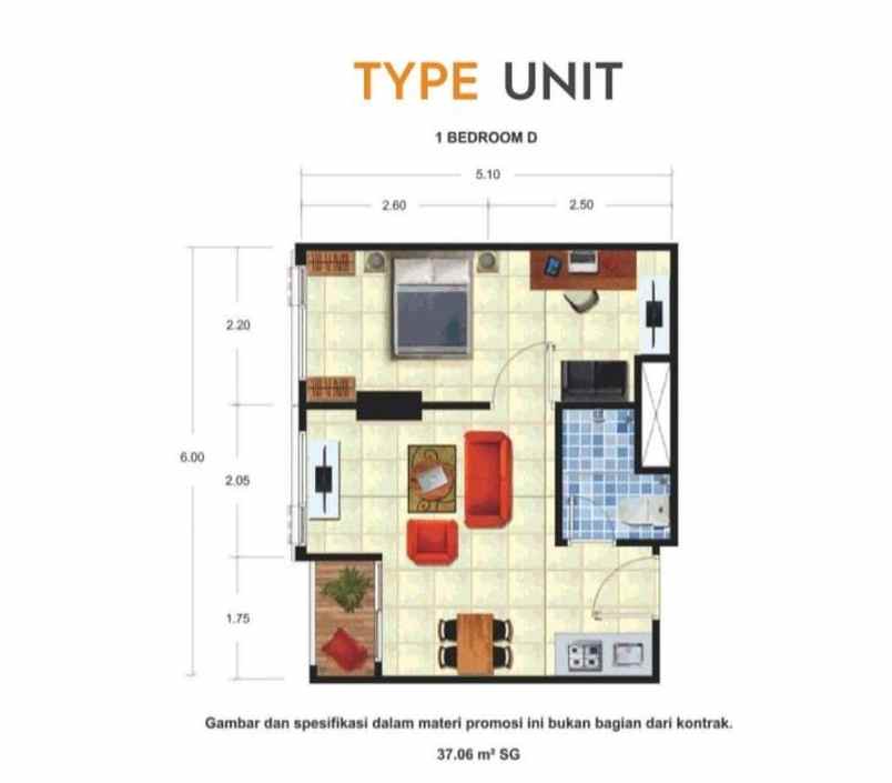 dijual apartemen apartemen taman melati