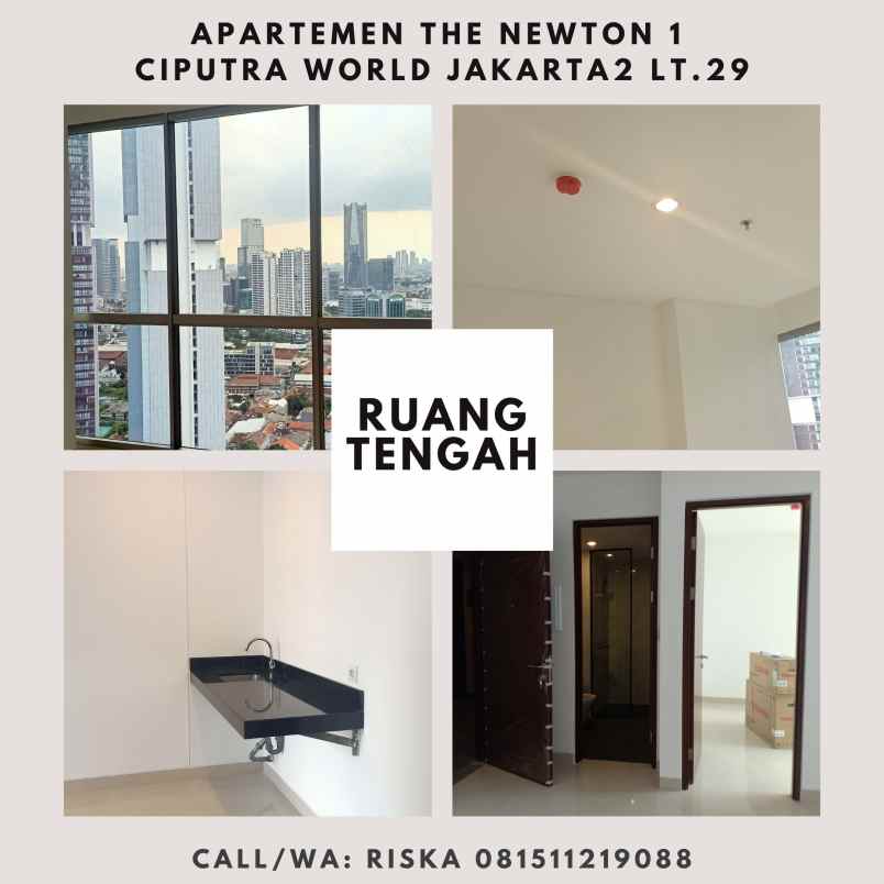 dijual apartemen the newton 1 ciputra world jakarta