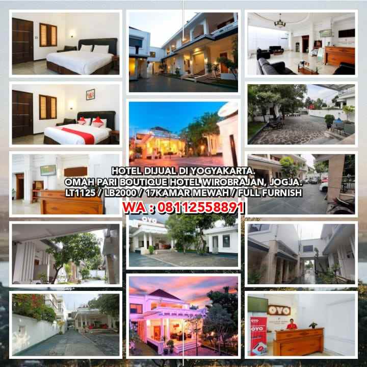 dijual hotel wirobrajan yogyakarta