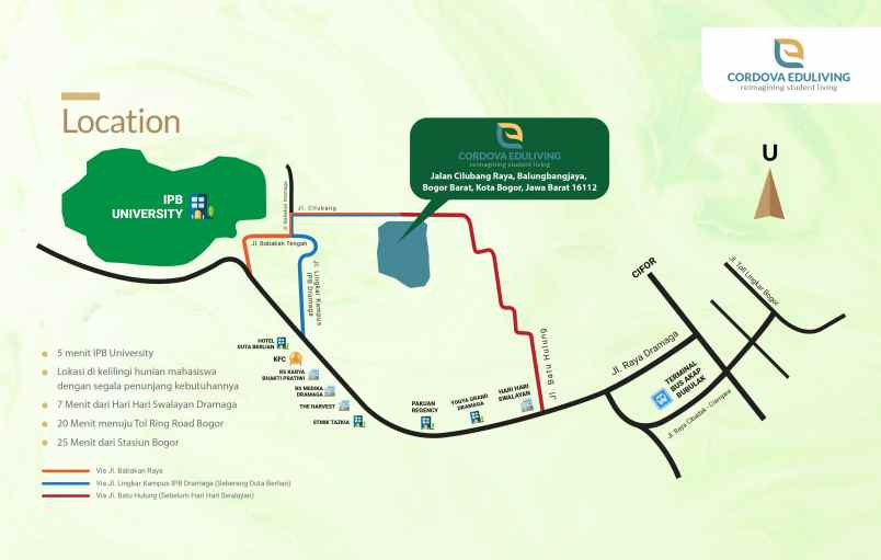dijual kost jl cilubang raya no 1