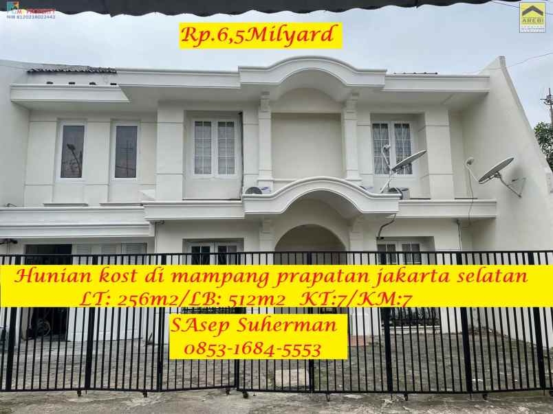 dijual kost mampang prapatan jakarta