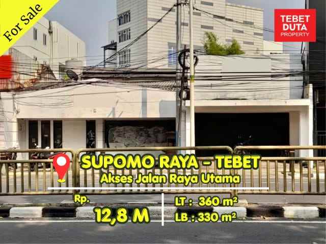 dijual ruko gudang kantor jl prof dr soepomo