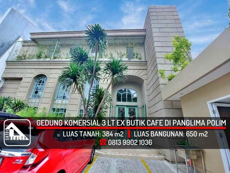 dijual ruko gudang kantor panglima polim kebayoran