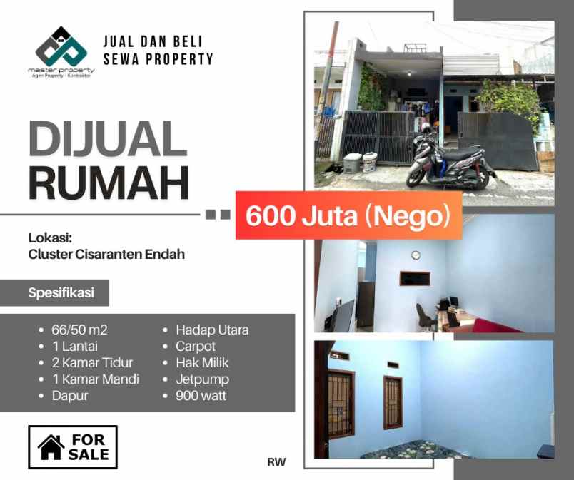 dijual rumah cisaranten endah