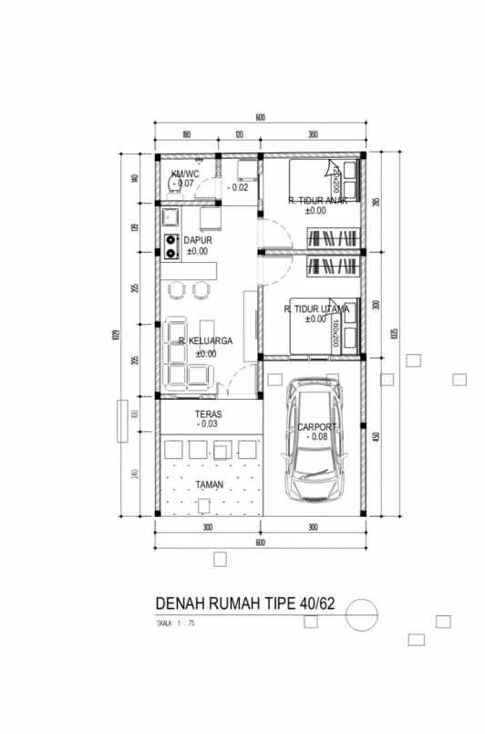 dijual rumah cluster murah jatihandap