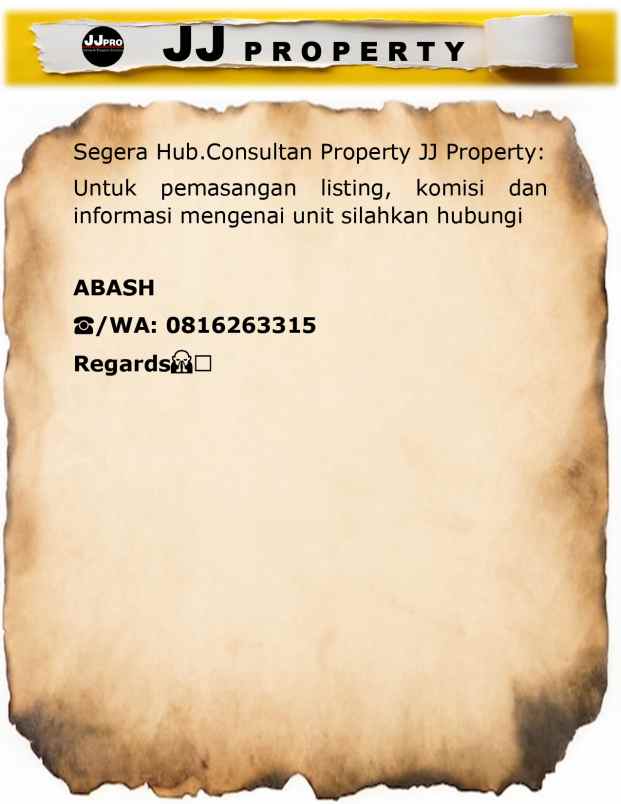 dijual rumah di cengkareng
