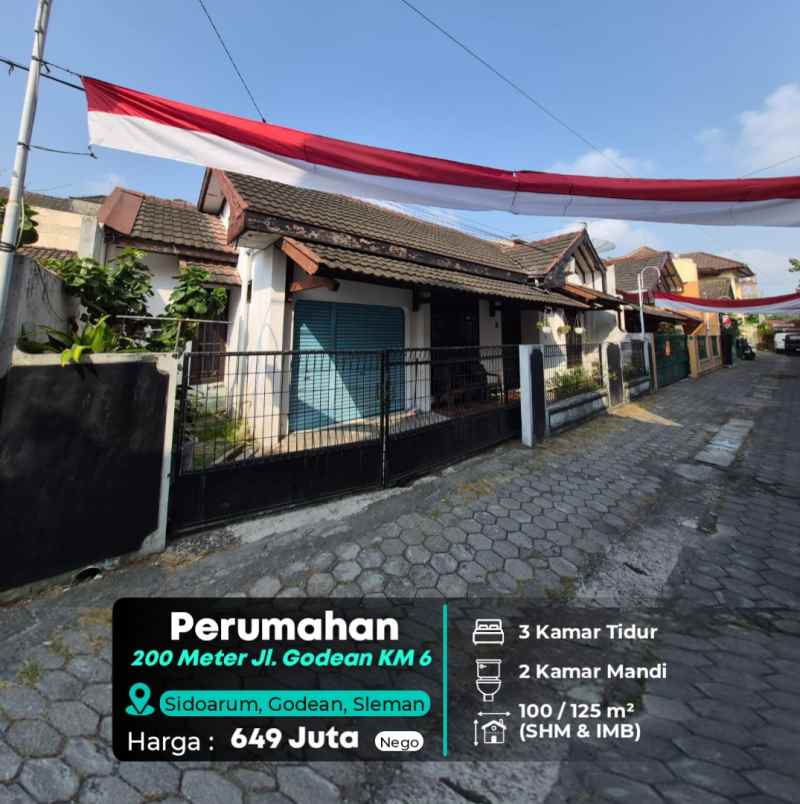 dijual rumah godean