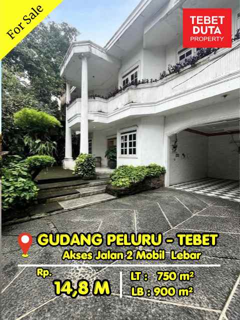 dijual rumah gudang peluru