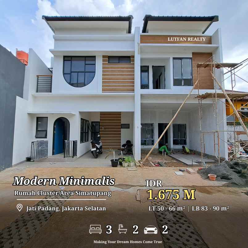 dijual rumah jati padang pasar minggu