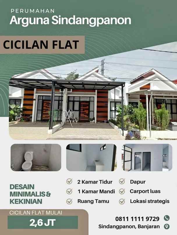 dijual rumah jl citeureup sindangpanon