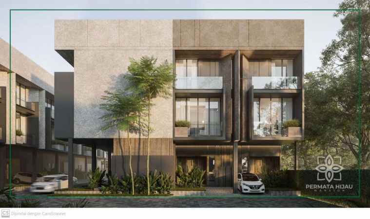 dijual rumah jl raya permata hijau