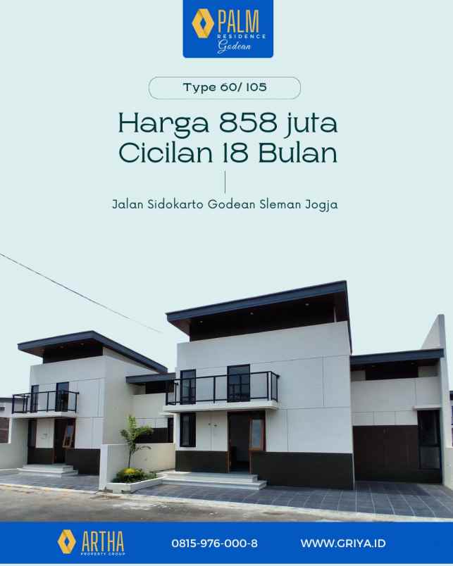 dijual rumah jl sidokarto godean sleman
