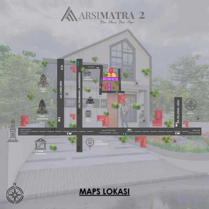 dijual rumah kaliburak rt 001 rw 001