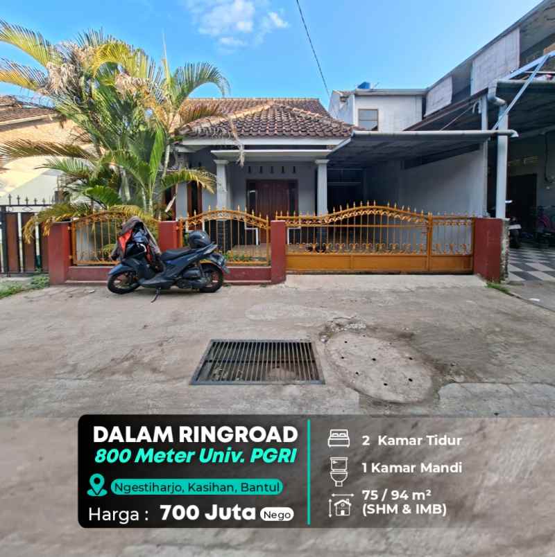 dijual rumah kampus pgri