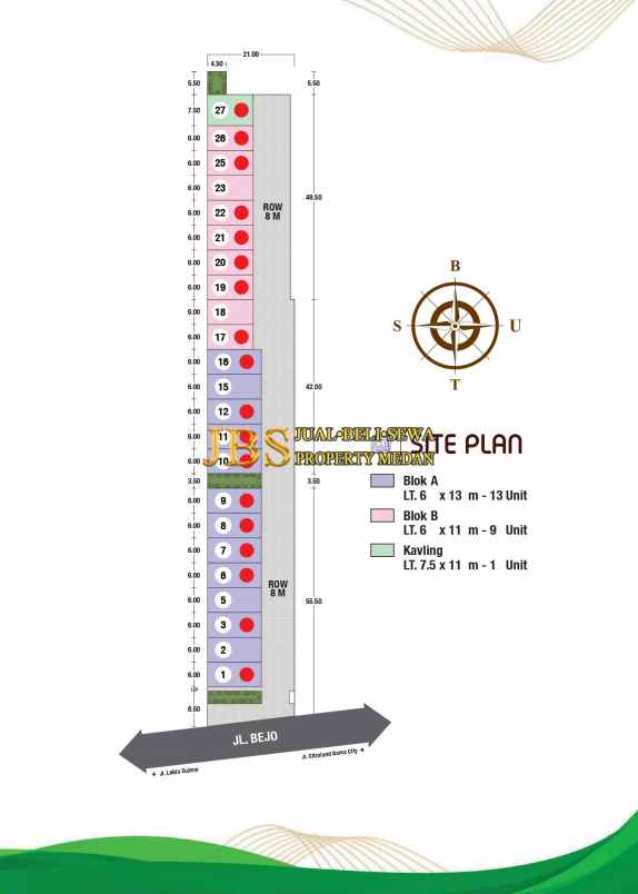 dijual rumah komplek hyde park jalan
