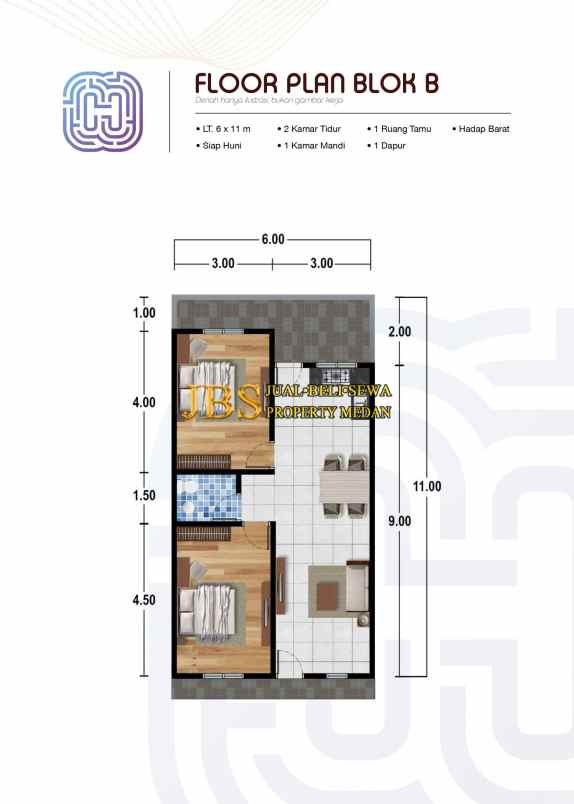 dijual rumah komplek hyde park jalan