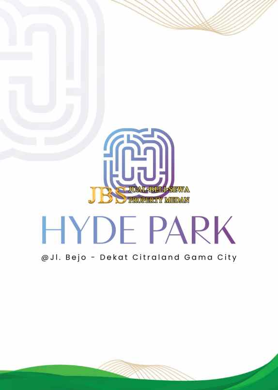dijual rumah komplek hyde park jalan