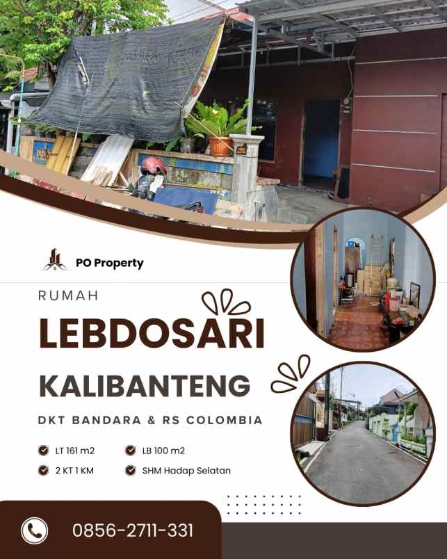 dijual rumah lebdosari