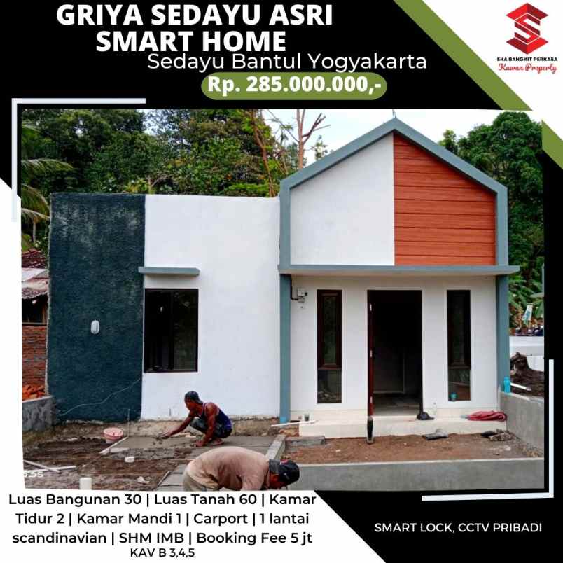 dijual rumah murah di sedayu bantul yogyakarta