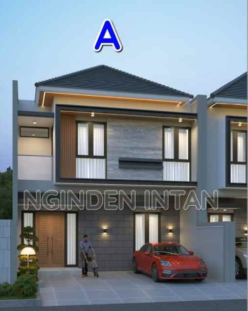 dijual rumah nginden intan