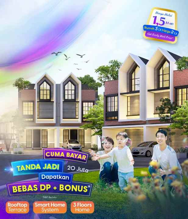 dijual rumah pantai mentari hamilton
