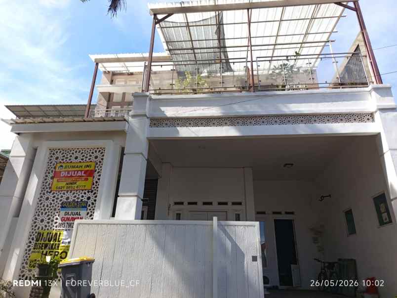 dijual rumah perum pujangga alam