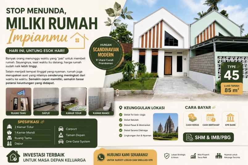 dijual rumah perumahan karta kirana 1