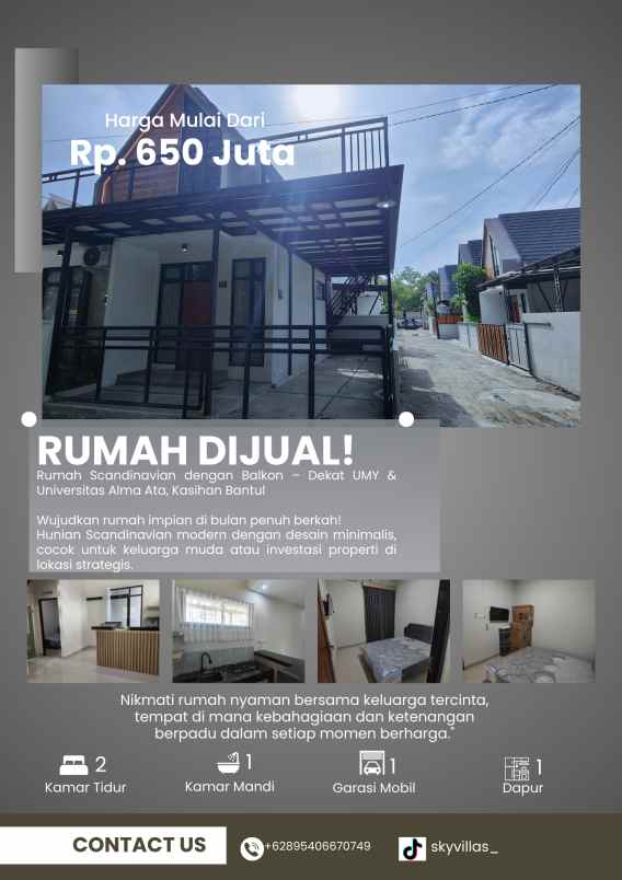 dijual rumah pesona sadewa2 tamantirto