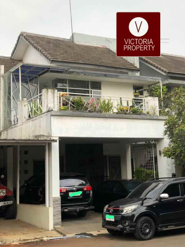 dijual rumah rapi siap huni di the address cibubur