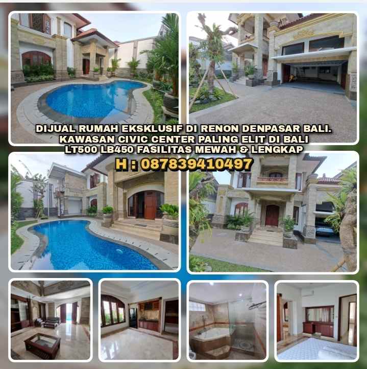 dijual rumah renon denpasar bali