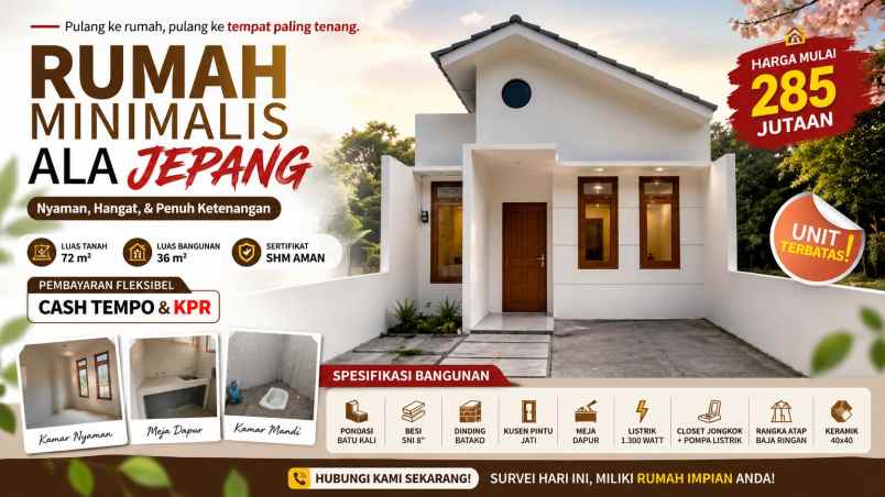 dijual rumah rumah griya candi asri