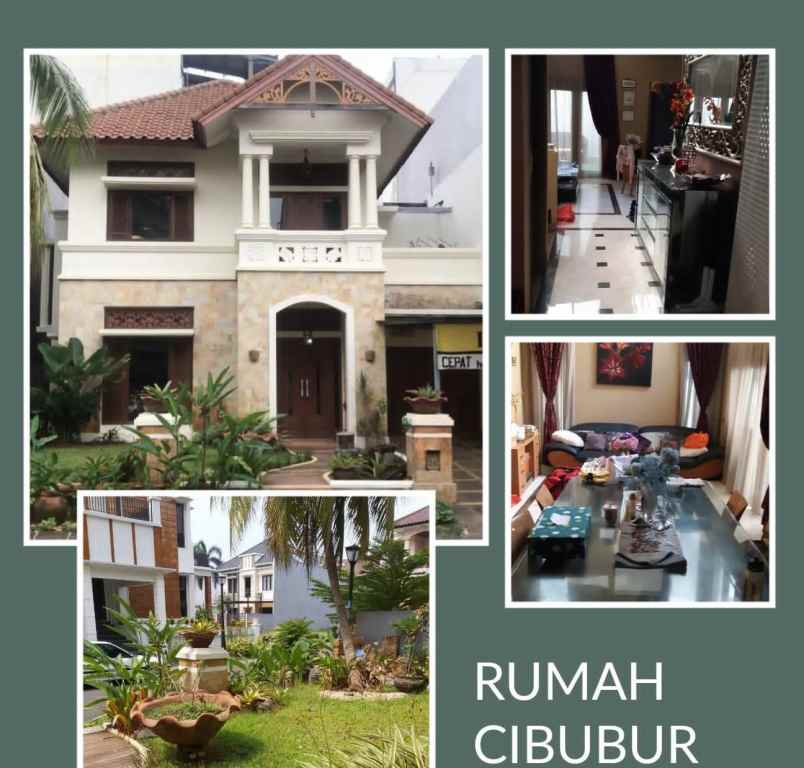 dijual rumah siap huni lokasi citra gran cibubur