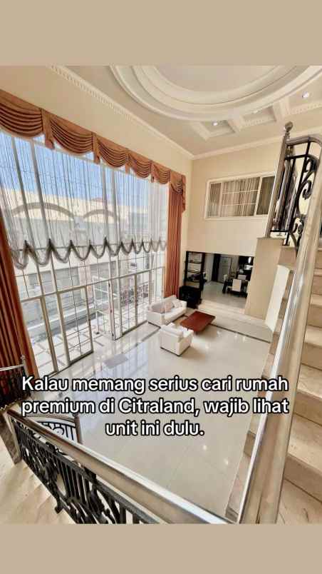 dijual rumah taman gapura citraland utama