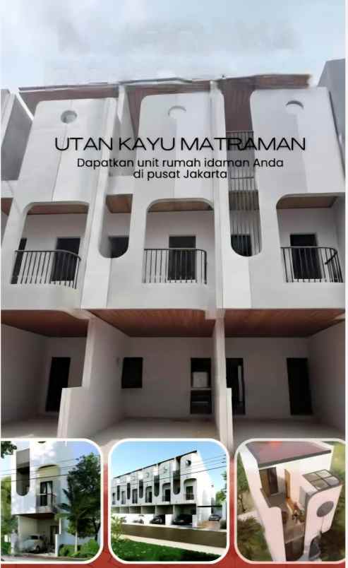 dijual rumah utan kayu utara matraman