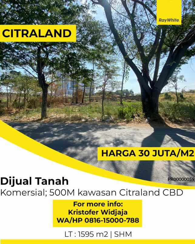 dijual tanah citraland