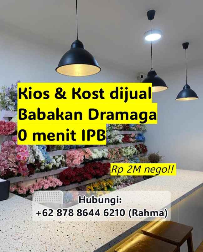 dijual tanah dramaga