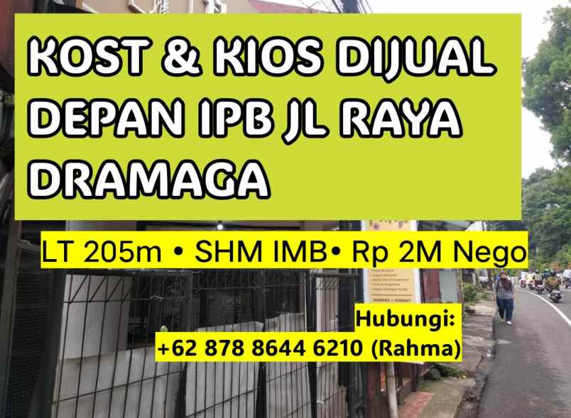 dijual tanah dramaga