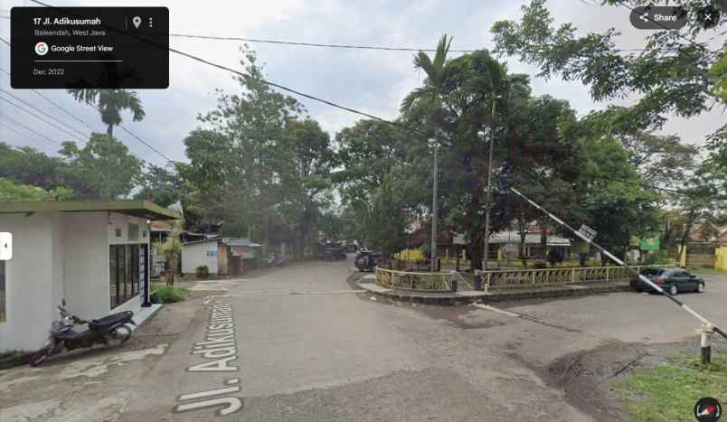 dijual tanah jalan adikusumah