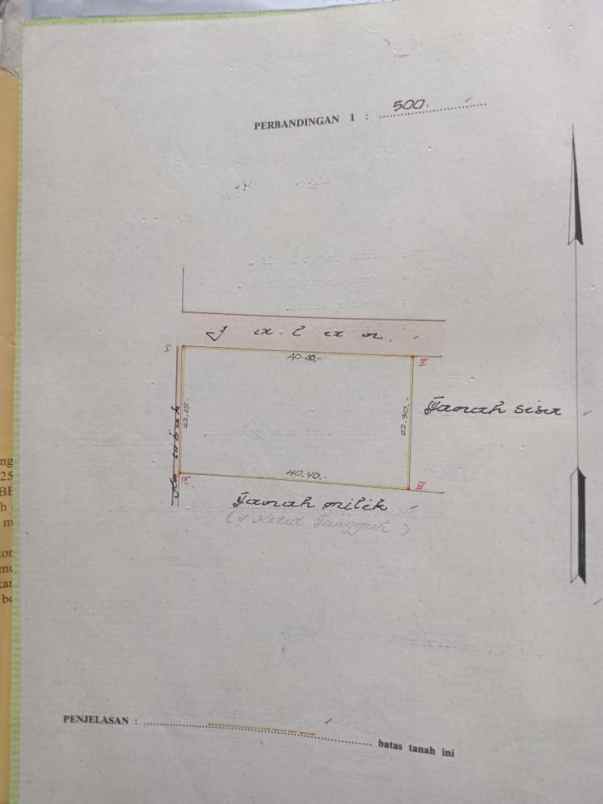 dijual tanah jalan diponegoro