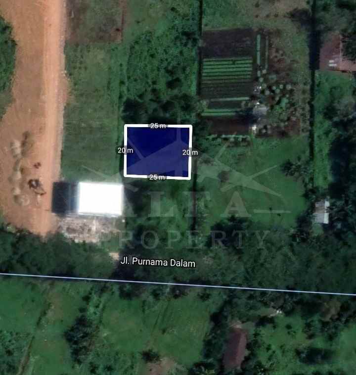 dijual tanah jalan purnama 2