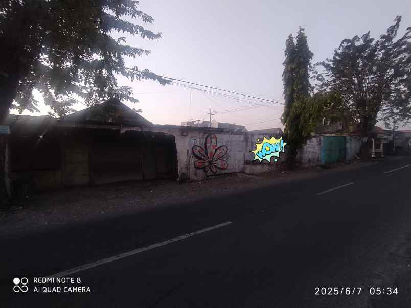 dijual tanah jalan raya jambangan