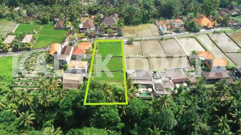 dijual tanah jalan tirta tawar ubud