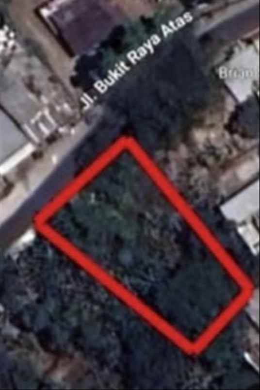 dijual tanah jl bukit raya ciumbuleuit