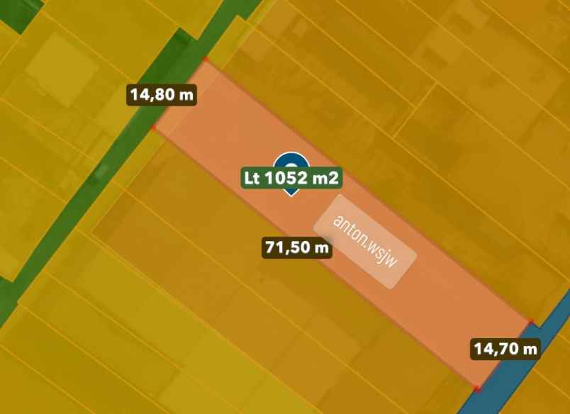 dijual tanah jl jambon iv kricak